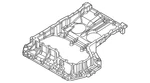 Genuine Audi Oil Pan 0p2-103-603-j. Fixed Price $630.47.