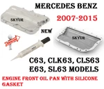 Engine Front Oil Pan With Silicone Gasket For Mercedes C63 Cls63 E63 Sl63 Clk63. Fixed Price $473.33.
