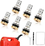 Gas Can Vent Caps 6 Pack Fuel Tank Metal Packs. Fixed Price $14.64.