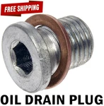 New Engine Oil Pan Sump Steel Drain Plug Bolt With Gasket For Vw Audi Volkswagen. Fixed Price $11.93.