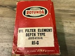 1961-64 Nos Ford Rotunda Canister Oil Filter 223 262 6 Cyl. 293 V8 C1tz-6731-d. Fixed Price $50.00.