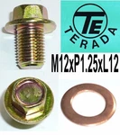 Terada Oil Drain Plug W/gasket M12-1.25 Made In Japan Tdp04 For Nissan Infiniti. Fixed Price $11.98.