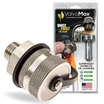Valvomax Oil Drain Valve - Quick Twist M14-1.50, Stainless Steel. Fixed Price $114.99.