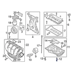 For Ford Focus 2012-2018 W706284s437 Engine Oil Pan Bolt. Fixed Price $10.20.