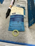 Nos Ford Concours Correct Oil Pan Drain Plug Gasket 390-427-428-429 Cj Mustang. Fixed Price $14.00.