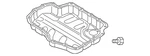 Genuine Audi Oil Pan 04e-103-602-h. Fixed Price $253.19.