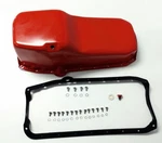 Sb Chevy Sbc Orange Oil Pan W/ Bolts & Gaskets 4qt 283 327 307 350 400 Hot Rod. Fixed Price $100.95.
