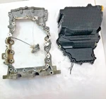 Hl3e-6u004-ab & Hl3e-6675-ad 2017 3.5 Ecoboost Ford Used Upper Lower Oil Pan. Fixed Price $199.94.