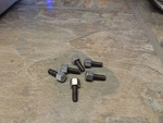 Vw Aircooled Oil Drain Plate Studs+cap Nuts.#26k25-2.. Fixed Price $14.49.
