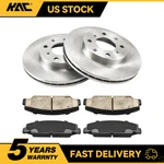 Front Disc Brake Rotors Ceramic Pads Kit For Honda Civic Del Sol Crx. Fixed Price $62.69.