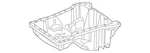 Genuine Mercedes-benz Oil Pan 271-010-10-13. Fixed Price $354.23.