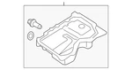 Genuine Mazda Oil Pan Pees-10-400a. Fixed Price $133.57.