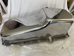 Summit Racing G3501 Oil Pan Steel Chrome Plated 4 Qt. Chevy Small Block 1980-85. Fixed Price $42.95.