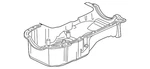 Genuine Mitsubishi Oil Pan 1200a042. Fixed Price $1143.74.
