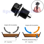 M12x1.25 Anodized Magnetic Oil Pan Drain Plug Bolt For Toyota Camry Sienna Rav4. Fixed Price $8.99.