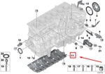 New Bmw X4 G02 Engine Oil Pan Baffle 11137643045 7643045 Original No Duties. Fixed Price $144.80.