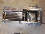 86-91 Mercedes W126 420sel 560sec 560sel Engine Motor Upper Oil Pan 1170140002. Fixed Price $89.00.