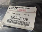 Genuine Mitsubishi Oil Pan Md332039. Fixed Price $221.92.