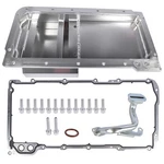 Aluminum Polished Front Oil Pan W/gasket For Chevy Ls1 Ls2 Ls3 Ls6 4.8 5.3l 7-qt. Fixed Price $197.90.