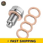 Damwot M14x1.5 Magnetic Oil Drain Plug With 5pcs Copper Washers. Fixed Price $27.99.