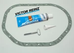 Oem Victor Reinz Oil Pan Gasket W/ Silicone For Mercedes Benz 250c 300sd. Fixed Price $36.49.