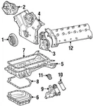Genuine Mercedes-benz Oil Pan 120-010-26-13. Fixed Price $201.60.