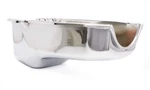 Racing Power R9092 Steel Stock Oil Pan Chrome For 80-85 Sbc. Fixed Price $93.13.