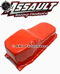 86-02 Sbc Chevy Orange Oil Pan Stock Capacity 305 350 5.7 Vortec 1 Pc Rear Main. Fixed Price $62.95.
