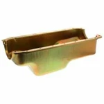 Milodon 30755 Oil Pan Steel Gold Iridite 4 Qt. For Mopar 360 A B & E Bodies. Fixed Price $258.95.