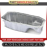 New Engine Oil Pan For Dodge Dart 2013-2016 Fiat 500l 2014-2020 Jeep Renegade. Fixed Price $68.99.