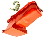 Sb Chevy Oil Pan Two Piece Rear Main Seal 80-85 Drag Race 350 V8 Sbc Hv Orange. Fixed Price $124.95.