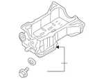 Genuine Nissan Oil Pan 11110-ea00a. Fixed Price $248.85.