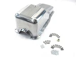 1962 - 1982 Sbf Ford 260 289 302 Finned Front Sump Oil Pan Polished Kit. Fixed Price $90.50.
