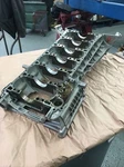 01-02 Mercedes W220 S600 Cl600 V12 Lower Block Oil Pan 1370140301 Oem. Fixed Price $150.00.
