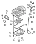 Genuine Mopar Engine Oil Pan 4792366ab. Fixed Price $300.13.