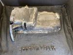 04-08 Chevy Aveo Wave A16dms 1.6l Oil Pan & Bolts 96481581. Fixed Price $40.00.