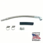 Stainless Turbo Coolant Line & Fitting For 2011-2016 Ford 6.7l Powerstroke. Fixed Price $44.95.