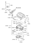 2152037107 Genuine Pan Assy-engine Oil,upr For Hyundai Tuscani 06-08 /dhl. Fixed Price $165.50.
