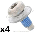 For Vw (2006-2024) Screw Engine Protection Pan (4 Pcs) Genuine + Warranty. Fixed Price $17.70.