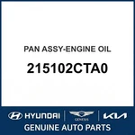 2018-2021 Kia Stinger Pan Assembly-engine Oil Oem New 215102cta0. Fixed Price $148.46.