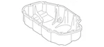 Genuine Mercedes-benz Oil Pan 137-010-01-28. Fixed Price $206.64.