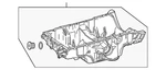 Genuine Mercedes-benz Oil Pan 177-010-50-09. Fixed Price $625.07.