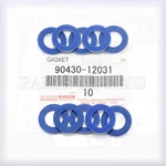 Genuine Toyota Lexus Scion Oil Pan Drain Plug Washer Gasket Set Of 10 9043012031. Fixed Price $16.50.