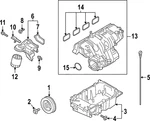 Genuine Ford Oil Pan Lb5z-6675-c. Fixed Price $188.60.
