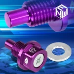 Nrg Nop-400pp For Bmw E30 E46 E60 F30 M12 X 1.5 Magnetic Oil Drain Plug Purple. Fixed Price $18.00.