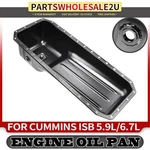 New 1x Engine Oil Pan For Cummins Isb 5.9l 6.7l 3958209 Black Steel. Fixed Price $150.99.