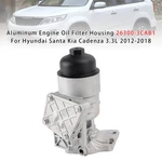 Aluminum Engine Oil Filter Housing For Hyundai Santa Kia Cadenza 3.3l 2012-2018. Fixed Price $116.78.