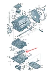 Audi A4 Avant B8 Engine Oil Pan Baffle Surge Lock 06e103623h Original. Fixed Price $30.50.