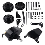 Full Pulley & Bracket Package For Small Block Chevy 1958-1986 Long Water Pump. Fixed Price $167.99.