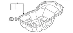 Genuine Mazda Oil Pan Pedd-10-400b. Fixed Price $108.13.